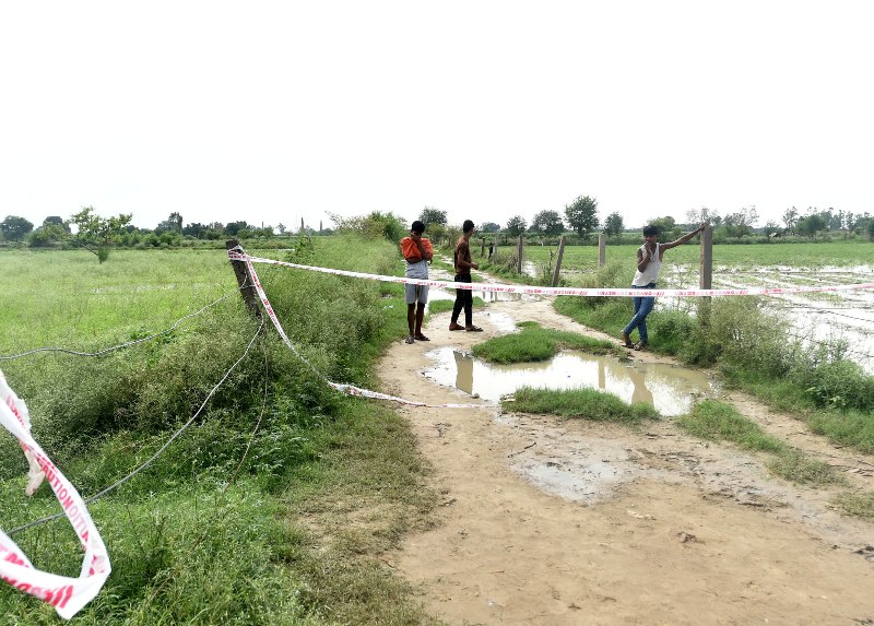 People gather at Vikas Dubey's encounter spot in Kanpur