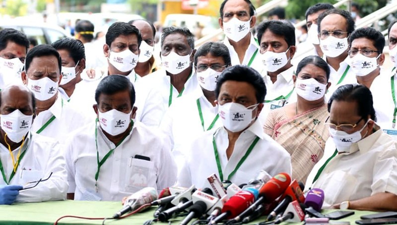 DMK chief MK Stalin at Tamil Nadu assembly