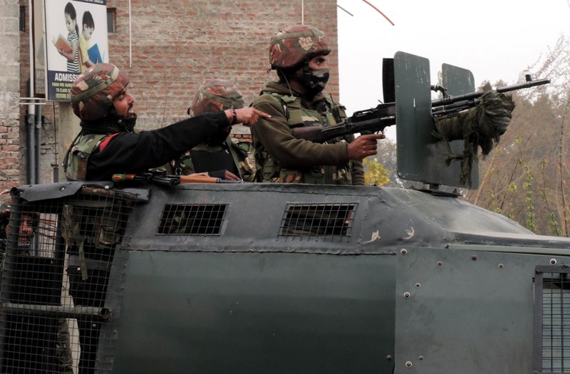 Jammu and Kashmir: Security forces ready to proceed at the encounter site