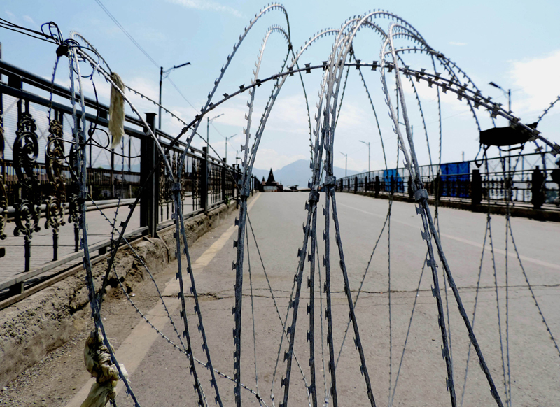 Aug 5: Security beefed up in Srinagar