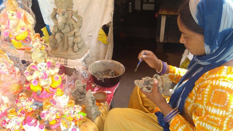 New Delhi gets ready for Ganesh Chaturthi festival