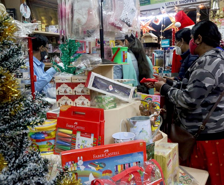 Belagavi: Church illuminated on the eve of Christmas
