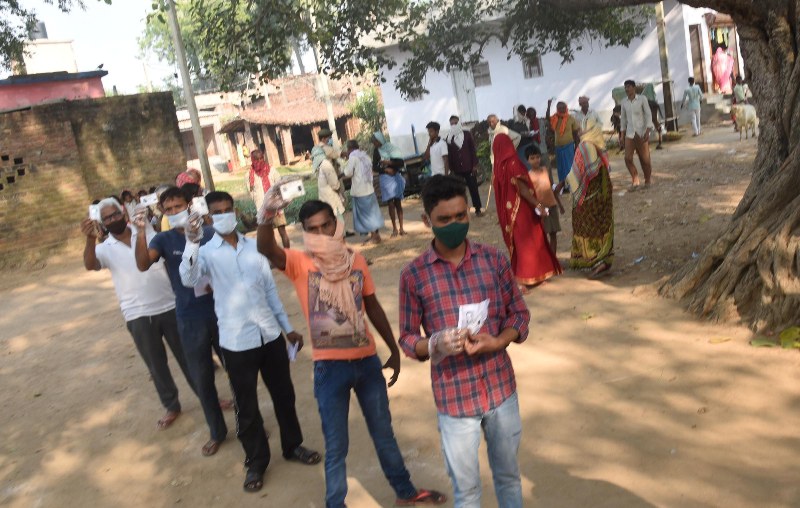 First phase of Bihar poll underway