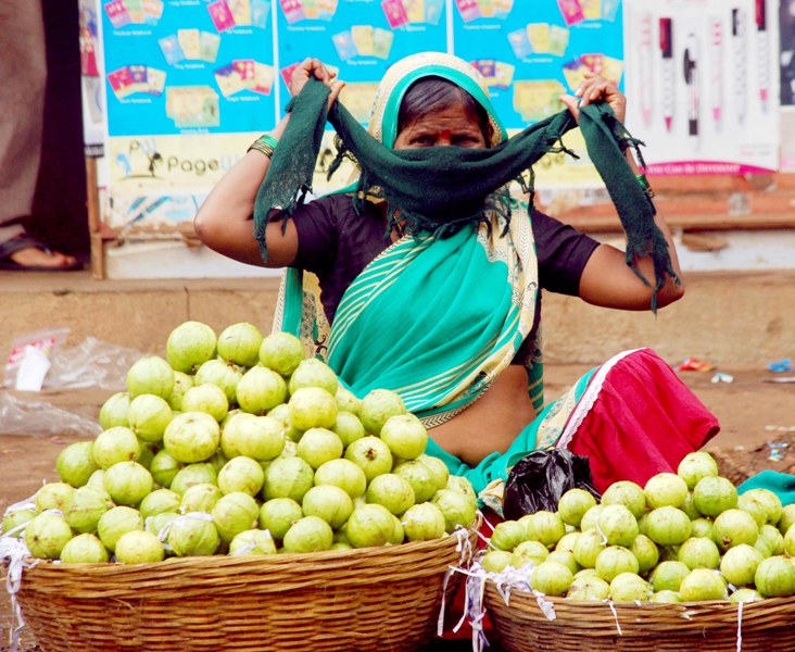 Roadside market in Belagavi