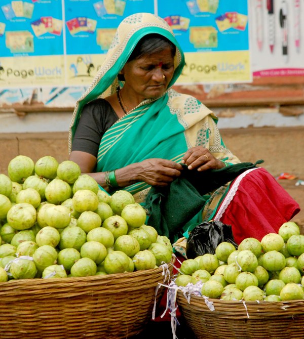 Roadside market in Belagavi