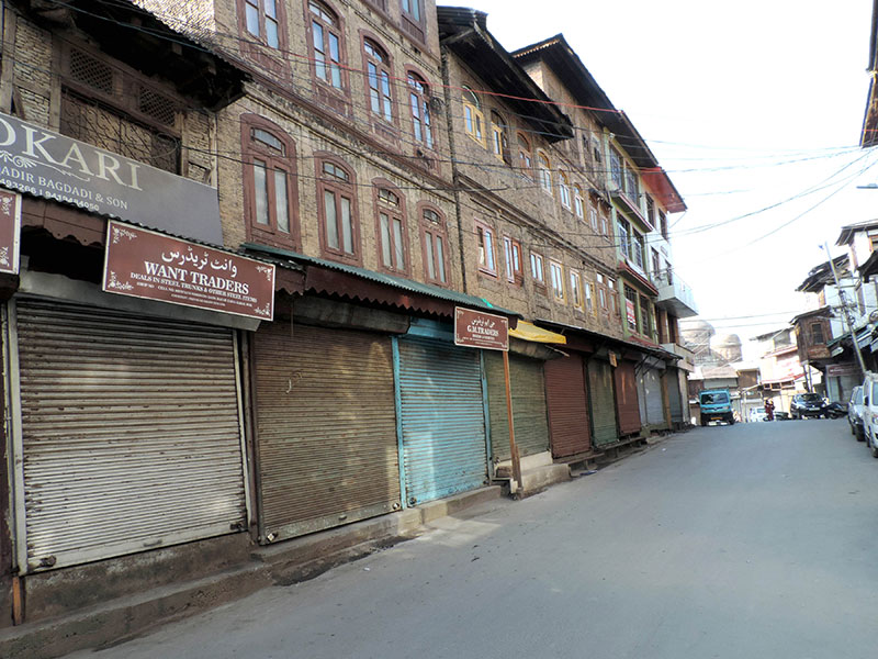 Jammu and Kashmir: Jamia market closed down to protest against arrest of two women