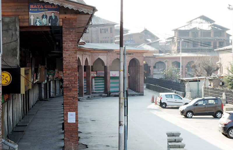 Jammu and Kashmir: Jamia market closed down to protest against arrest of two women