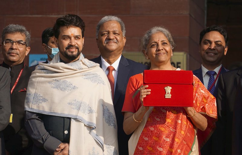 Nirmala Sitharaman in Parliament to present Union Budget 2021