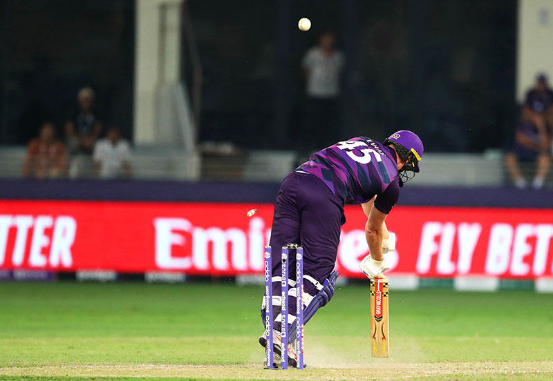 Glimpses of ICC T20 India-Scotland Match