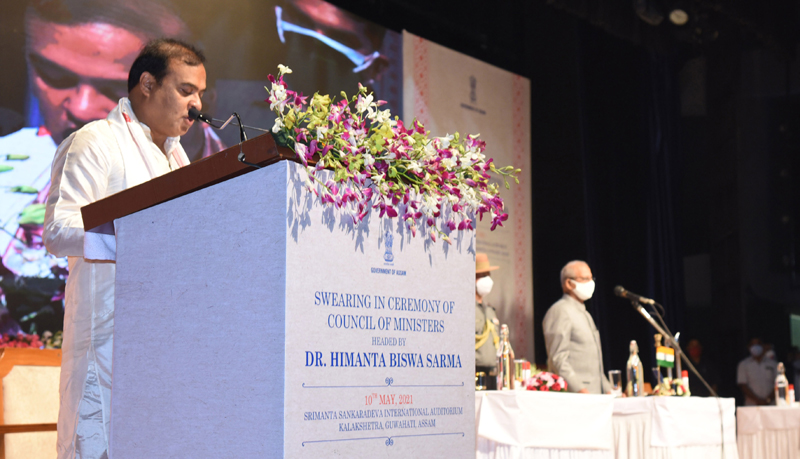 Himanta Biswa Sarma’s swearing-in ceremony in Assam