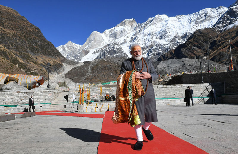 PM Modi visits Kedarnath in Uttarakhand