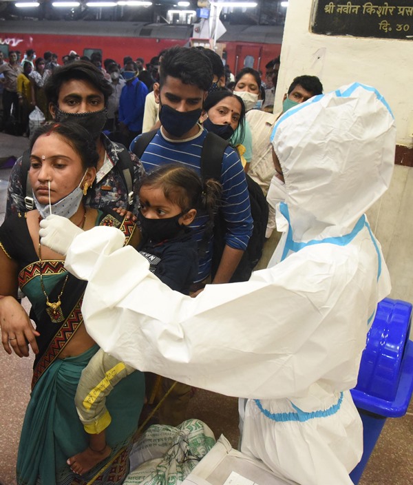 COVID-19 test in Patna