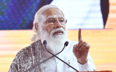 PM Modi says conspiracy hatched abroad to defame India