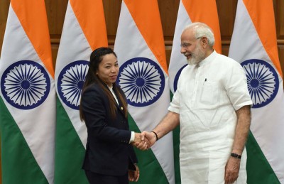 Narendra Modi speaks to Tokyo Olympics silver medalist Mirabai Chanu, congratulates her