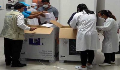 Sri Lanka receives 1st batch of COVID-19 vaccines via COVAX facility