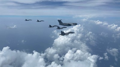 Glimpse of air-to-air refuelling with IAF IL-78 ac