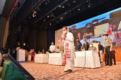 Himanta Biswa Sarma takes oath as CM of Assam