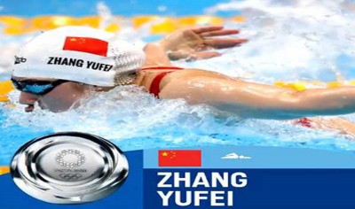 Tokyo Olympics: Zhang Yufei claims sliver of women's 100m butterfly