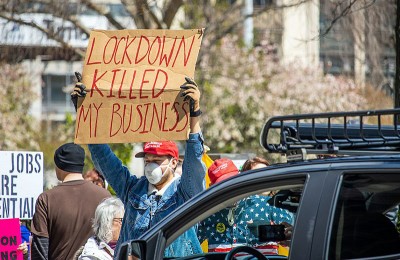 Police clash with anti-lockdown protesters in several Australia cities