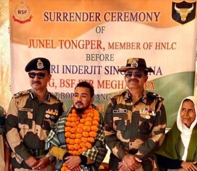 HNLC militant surrenders before BSF in Meghalaya
