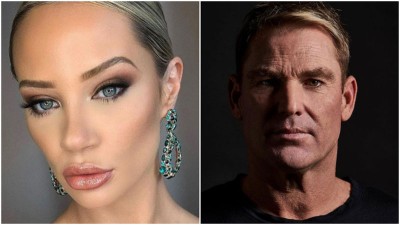 Reality star says Shane Warne sent her 'inappropriate' text messages