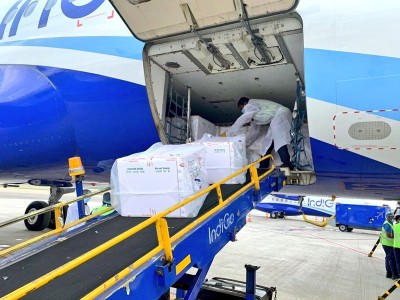 Chennai: COVID-19 vaccine consignment arrives from Mumbai