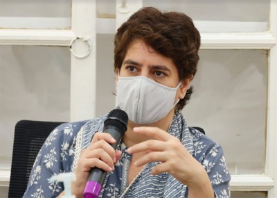 Yogi govt doing injustice to paddy farmers: Congress leader Priyanka Gandhi Vadra