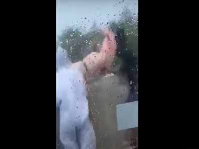 Shocking video shows Covid patient's body being thrown by relatives in river in UP