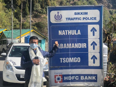 Tibetan activist walks from Dharamsala to Nathula as part of ‘March for Freedom’