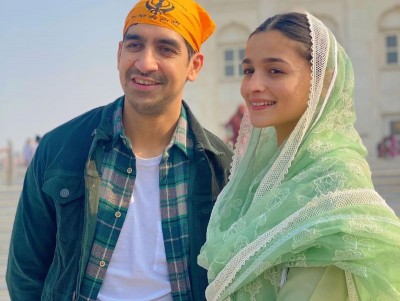 Alia Bhatt, Ayan Mukerji seek 'blessings' in Gurdwara ahead of Brahmastra motion poster launch