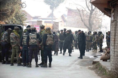 Two J&K cops killed, 12 others injured in terrorist attack on police bus near Srinagar