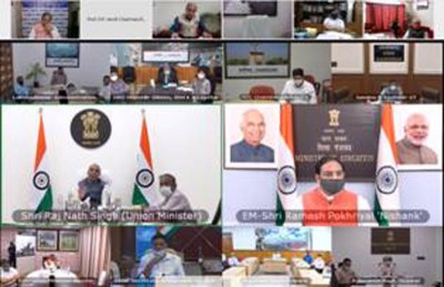 COVID-19: Rajnath Singh chairs national consultation to discuss issue of Class XIIth exams