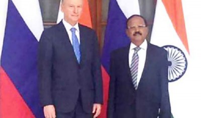 NSA Ajit Doval, Russian security chief hold talks on Afghanistan