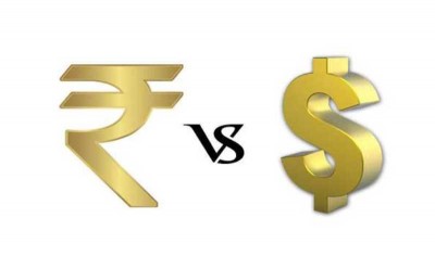 Indian Rupee falls by 1 paisa against USD