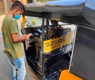 Uber, Amazon Pay partner to install safety screens in 40,000 Uber Autos