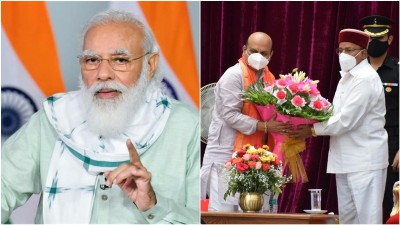 PM Modi congratulates BS Bommai on taking oath as Karnataka CM