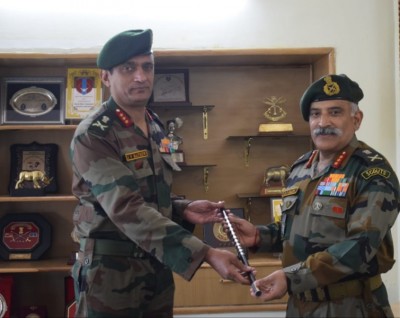 Lieutenant General Johnson P Mathew takes over Spear Corps charge