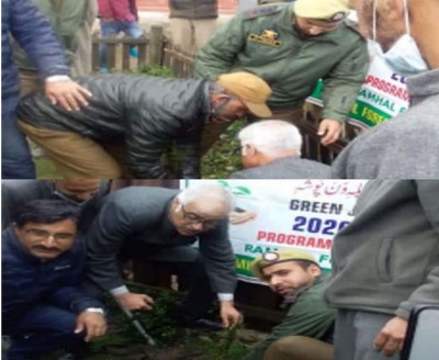 Jammu and Kashmir:  Handwara Police launches plantation drive