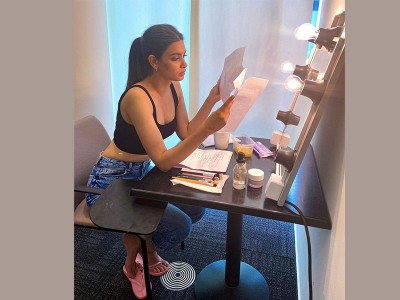 Diana Penty kickstarts the prep for her upcoming project, shares the first glimpse