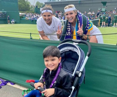 Guess who reached Wimbledon court to support Sania Mirza during her first round encounter