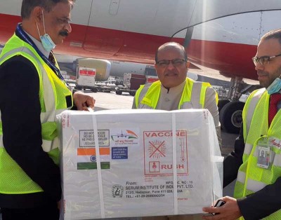 India sends COVID-19 vaccines to Bahrain, Sri Lanka