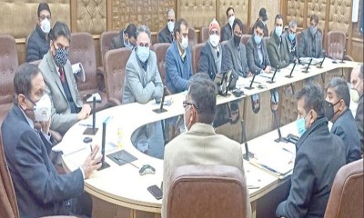 Jammu and Kashmir: Advisor Bhatnagar reviews progress on PMDP road projects, public infrastructure