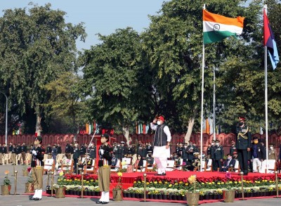 Rajnath Singh addresses NCC cadets at NCC Republic Day Parade Camp