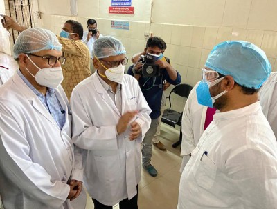 Union Minister G Kishan Reddy inspects Black Fungus in Hyderabad