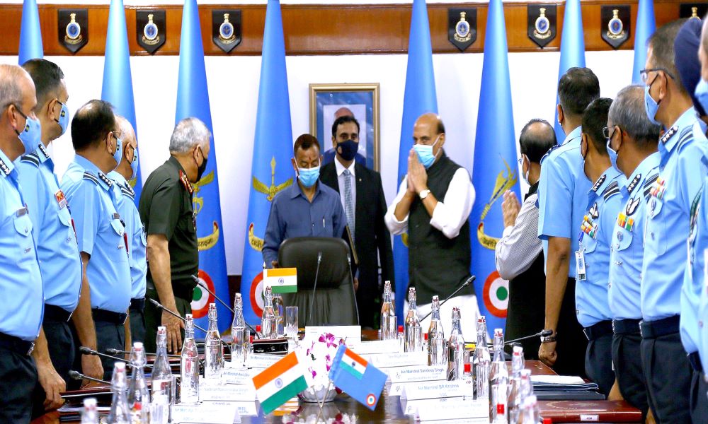 Rajnath Singh chairs Air Force Commanders’ Conference