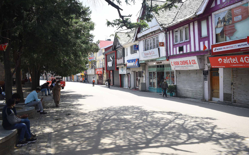 Shimla: Shops remain closed