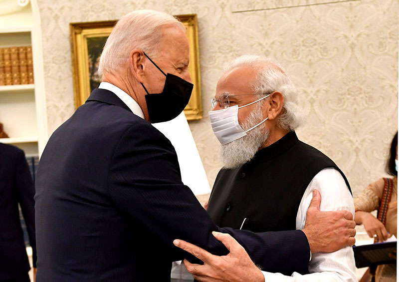 Modi in US: Indian PM meets US President Joe Biden