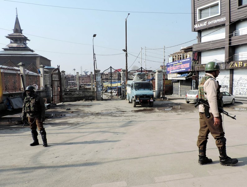 Strike in Kashmir's Srinagar