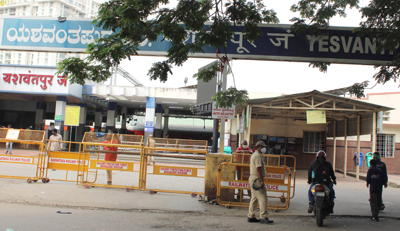 Anti-Covid lockdown in Bengaluru