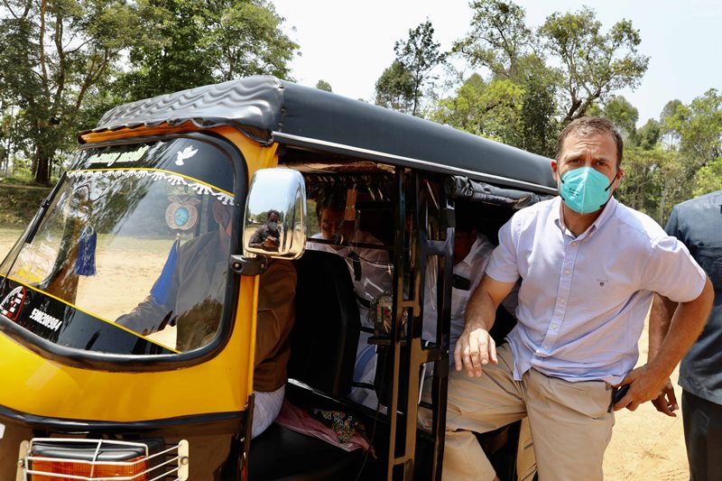 Congress MP Rahul Gandhi campaigns in Kerala